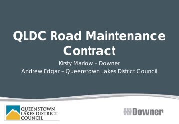 QLDC Road Maintenance Contract - roads.co.nz