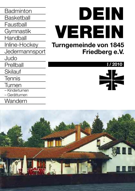 Vereinsheft "Dein Verein" I/2010 - Turngemeinde von 1845 ...