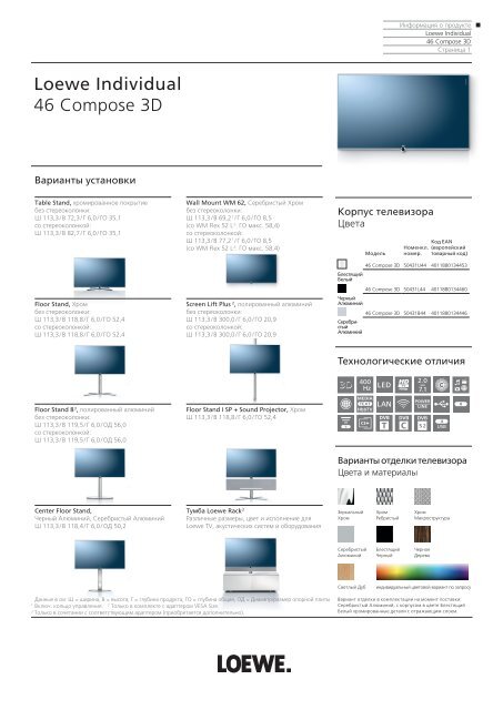 Loewe Individual 46 Compose 3D