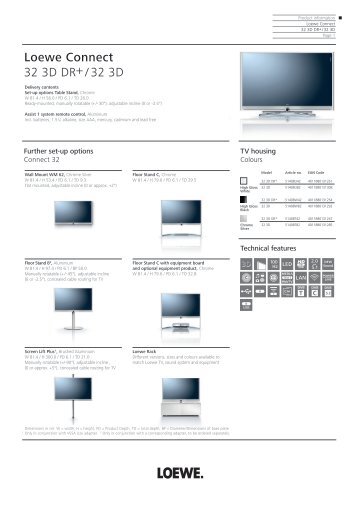 Loewe Connect 32 3D DR+ / 32 3D