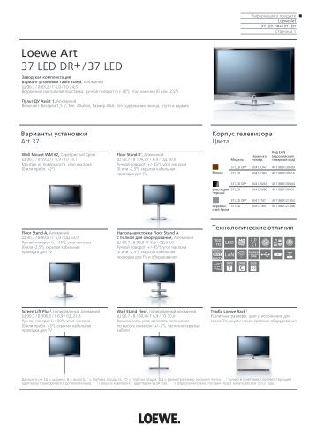 Loewe Art 37 LED DR+ / 37 LED