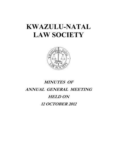 a.1 - Natal Law Society