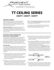 TT Ceiling Series Manual.indd