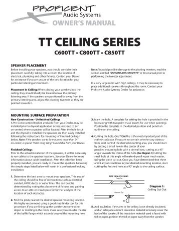 TT Ceiling Series Manual.indd