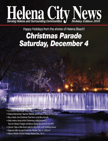 Christmas Parade Saturday, December 4 - City of Helena, Alabama