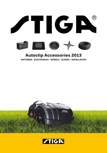 Autoclip Accessories 2013 - Stiga