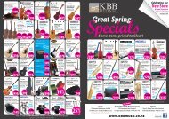 Great Spring Specials - KBB Music