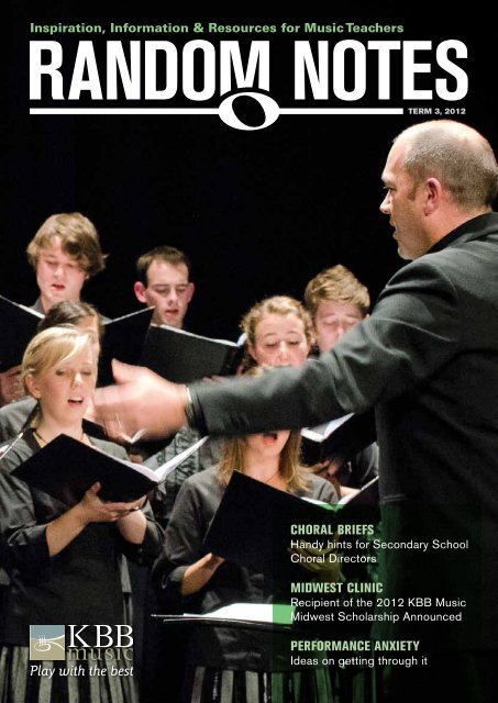 choral briefs midwest clinic performance anxiety - KBB Music