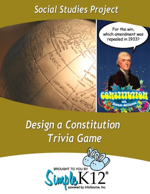 Design A Constitution Trivia Game