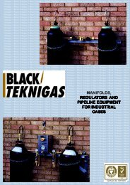manifolds, regulators and pipeline equipment for ... - Black Teknigas