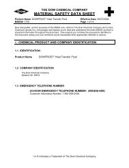 Anti-Freeze (dowfrost ) MSDS - NNI, Inc.