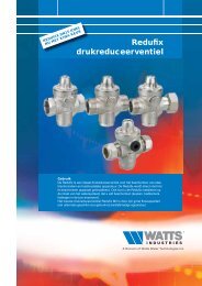 Redufix drukreduceerventiel dru - Watts Industries