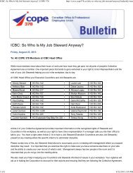 ICBC: So Who Is My Job Steward Anyway? | COPE 378