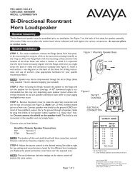 Manual (151 KB pdf) - Avaya Paging Solutions