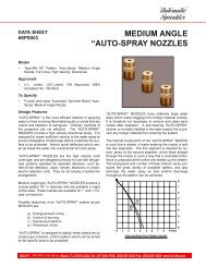 Auto-Spray Nozzle Medium Angle 90 - NNI, Inc.