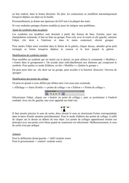 au bon endroit, dans la b
