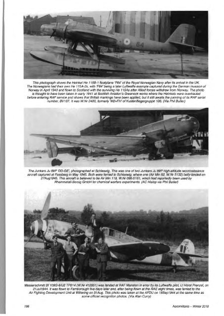 The AIR-BRITAIN Militarv Aviation  Historical Quanerlv