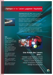 la route des lasers - Alain Lamassoure