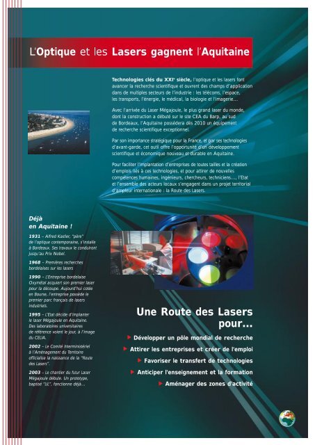 la route des lasers - Alain Lamassoure