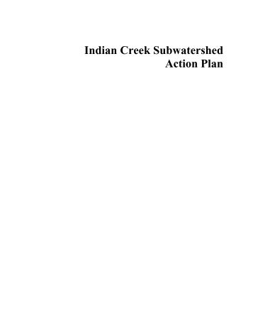Indian Creek Subwatershed Action Plan - Anacostia Watershed ...