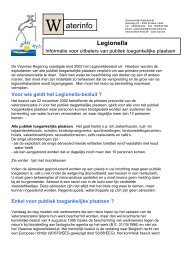 Legionella uitbaters - ISWa