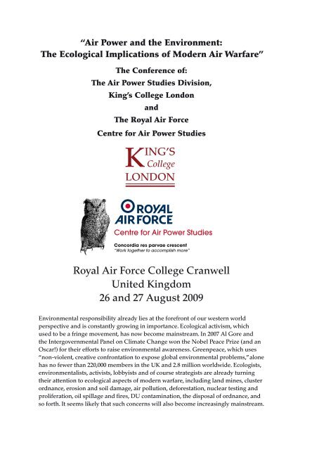 REVIEW - Air Power Studies