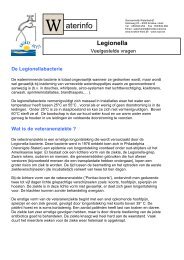 Legionella thuis - ISWa