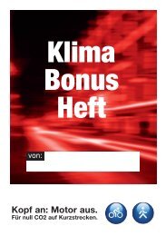 Klima Bonus Heft