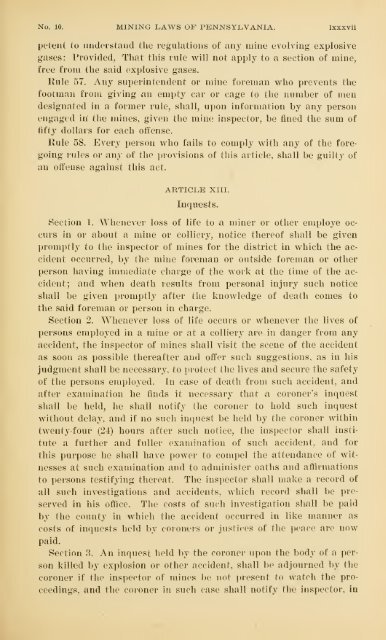 Report of the Bureau of Mines of the Department of Internal Affairs of ...