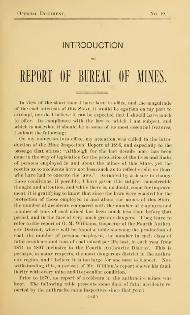 Report of the Bureau of Mines of the Department of Internal Affairs of ...