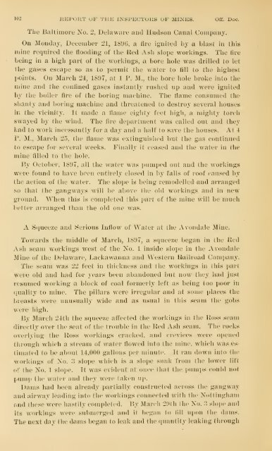 Report of the Bureau of Mines of the Department of Internal Affairs of ...