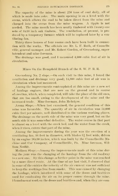 Report of the Bureau of Mines of the Department of Internal Affairs of ...
