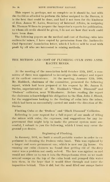 Report of the Bureau of Mines of the Department of Internal Affairs of ...