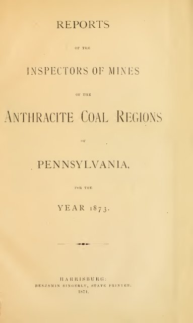 1873 - Old Forge Coal Mines