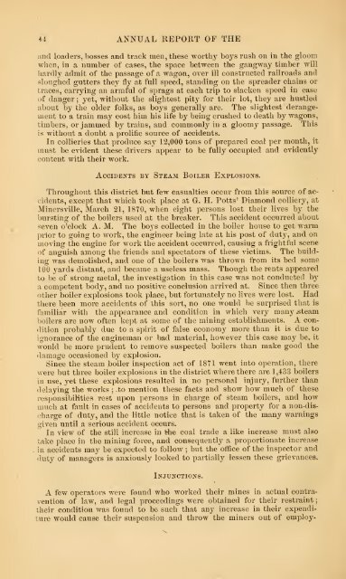 1873 - Old Forge Coal Mines