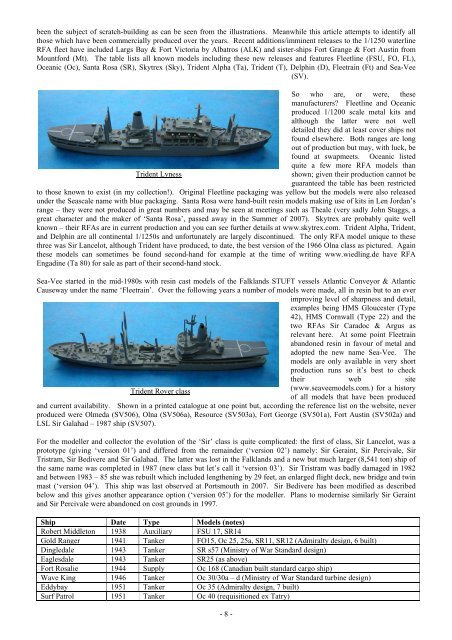 Marine Modelling â€“ Revisited Re-Issue 5 - Traplet Publications