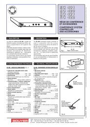 EC 401 EC 420 EC 421 EC 422 - BeL AQUSTIC