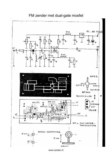 FM zender met dual-gate mosfet - Cardan.nl