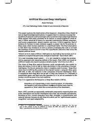 Artificial Blue and Deep Intelligence - Jurix