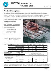 ANOTEC Industries Ltd. 6 Anode Sled - E-MAC Corrosion Inc.