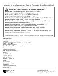 Download the instruction sheet - Times Square Stage Lighting