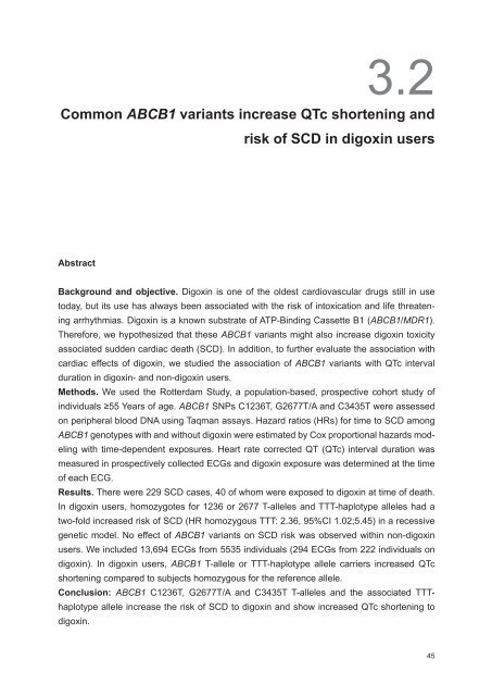 Genetic susceptibility to adverse drug effects - Epidemiology ...