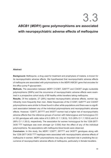 Genetic susceptibility to adverse drug effects - Epidemiology ...