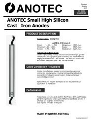 Anotec Small HSCI Anodes - E-MAC Corrosion Inc.