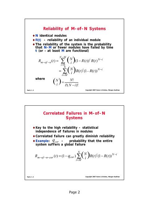 FAULT TOLERANT SYSTEMS