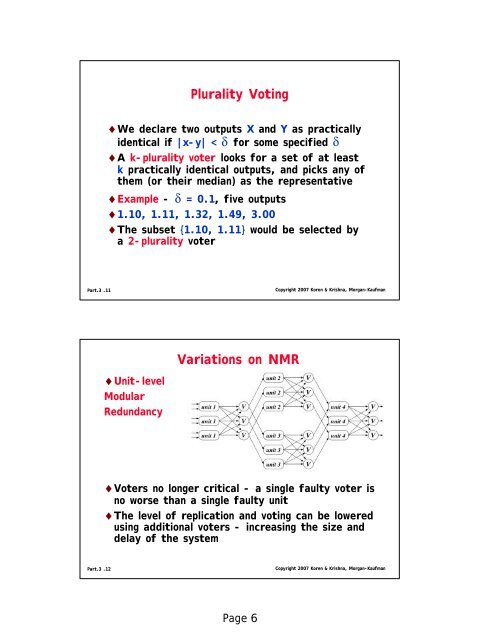 FAULT TOLERANT SYSTEMS