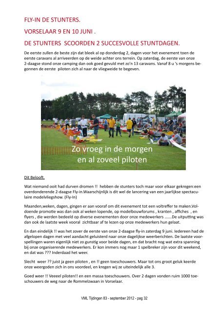 TIJDINGEN nr. 83 juli - augustus - september 03 2012 - VMl