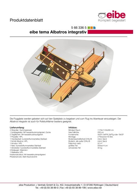 Produktdatenblatt eibe tema Albatros integrativ - Eibe Produktion ...