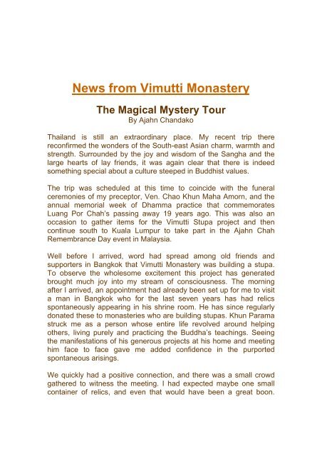 11.2_newsletter_feb_.. - Vimutti Buddhist Monastery