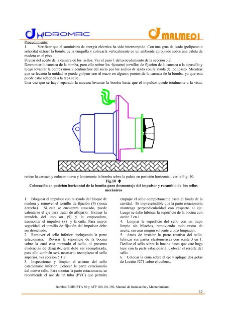 Especificaciones Técnicas - Grupo JP Calderas, C.A.